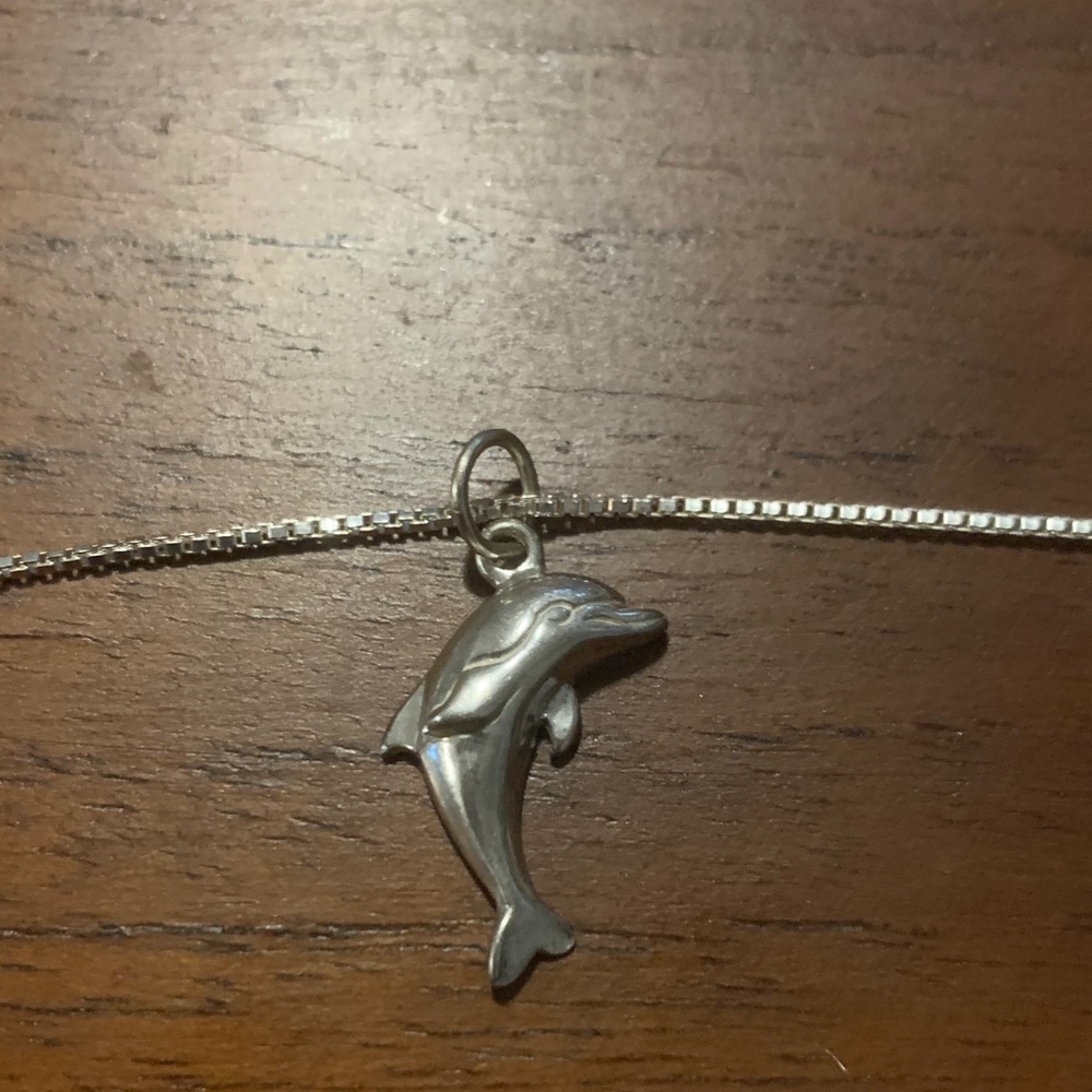 Sterling Silver🐬 Dolphin Pendant Necklace